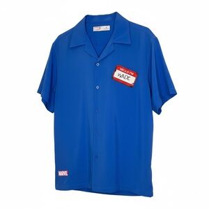 Marvel Deadpool Button-Up Shirt – Size M (NWT)